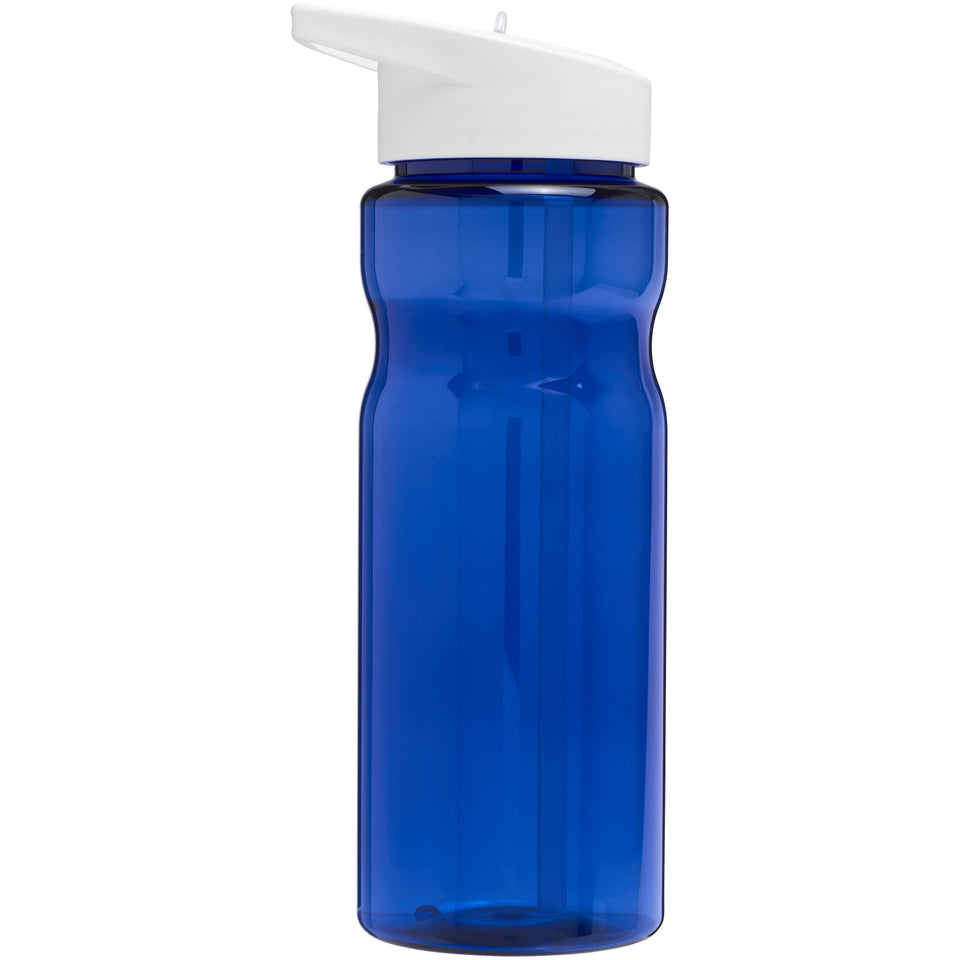 Borraccia sportiva H2O Active® Base da 650 ml con coperchio con beccuccio personalizzato con logo - Pubblienne