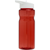 Borraccia sportiva H2O Active® Base da 650 ml con coperchio con beccuccio personalizzato con logo - Pubblienne