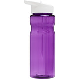 Borraccia sportiva H2O Active® Base da 650 ml con coperchio con beccuccio personalizzato con logo - Pubblienne