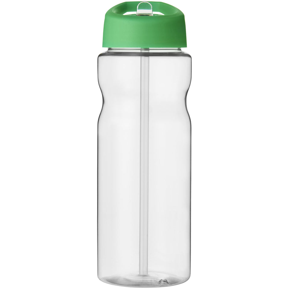 Borraccia sportiva H2O Active® Base da 650 ml con coperchio con beccuccio personalizzato con logo - Pubblienne