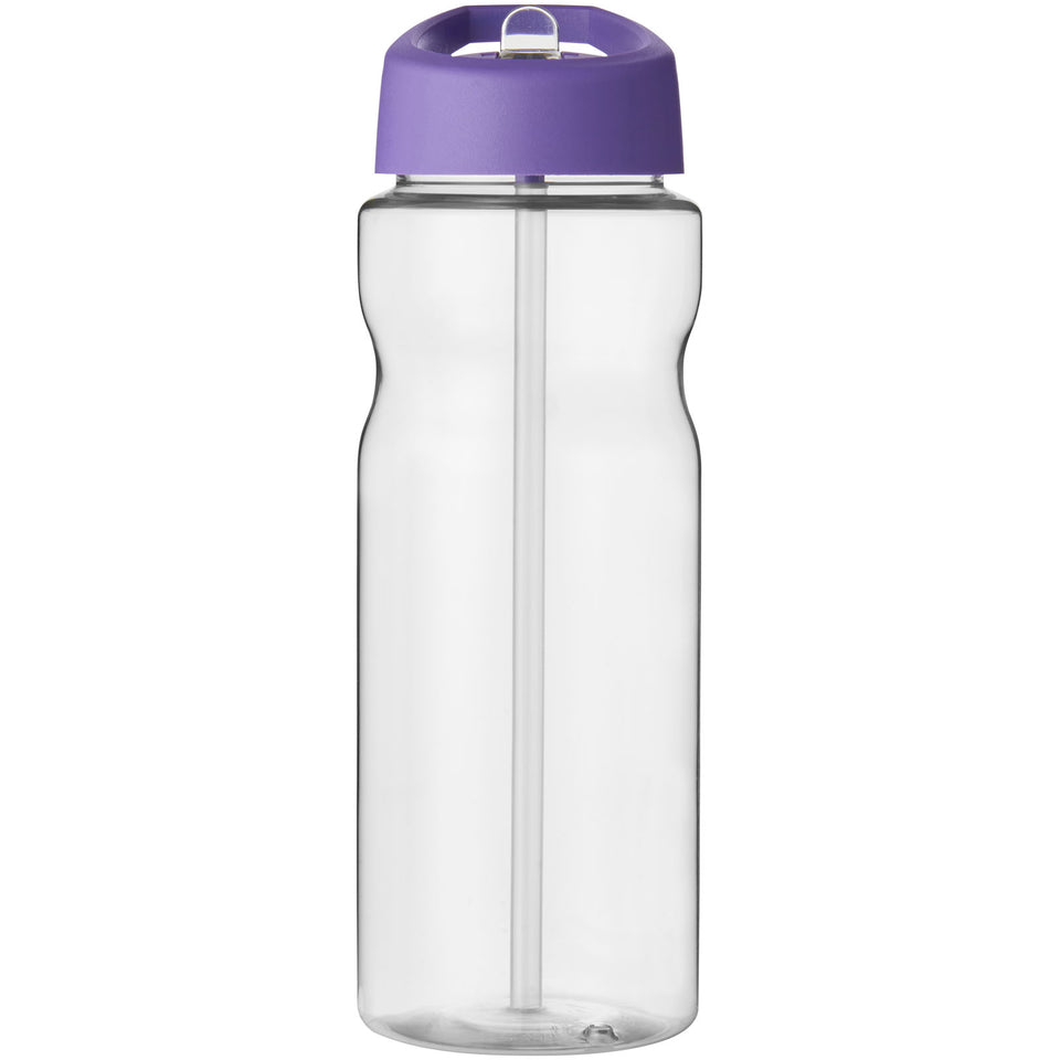 Borraccia sportiva H2O Active® Base da 650 ml con coperchio con beccuccio personalizzato con logo - Pubblienne