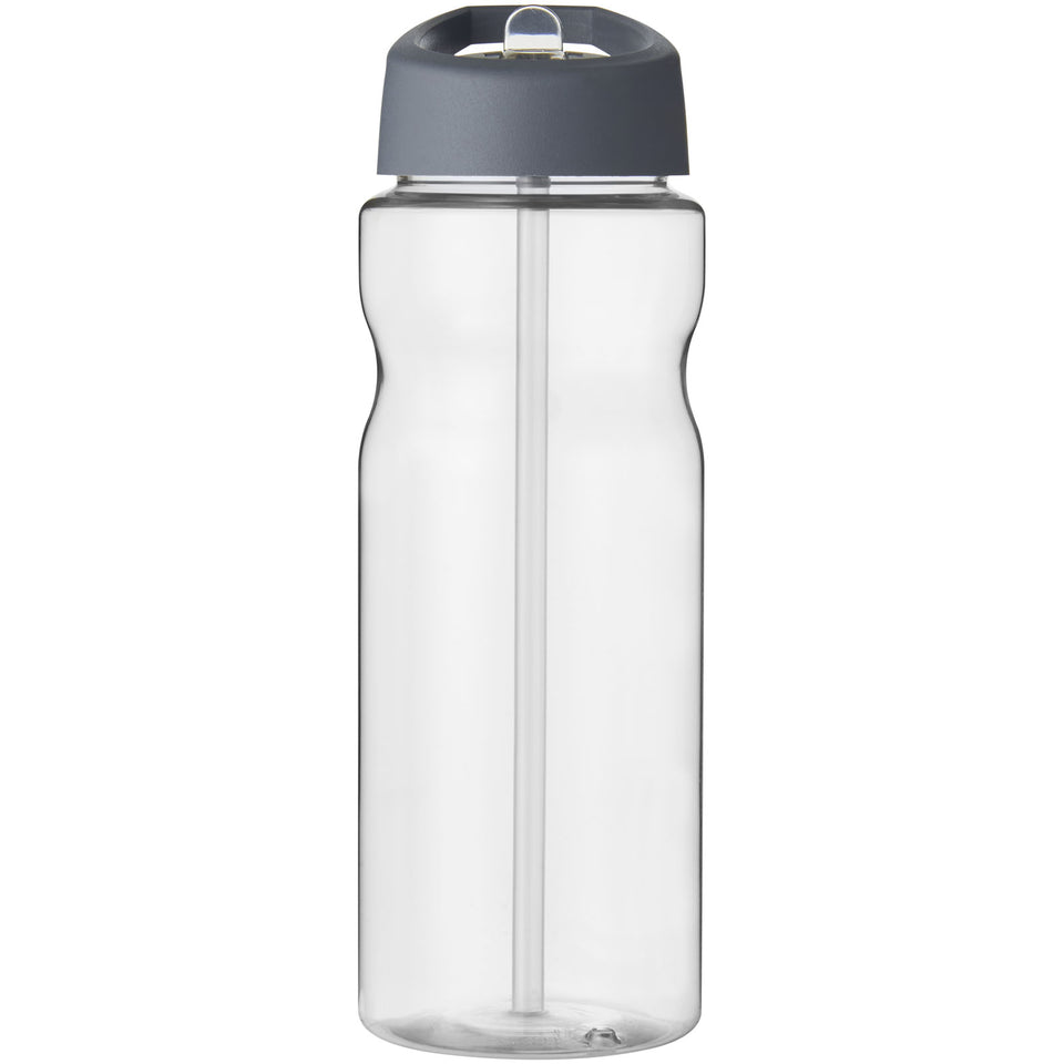Borraccia sportiva H2O Active® Base da 650 ml con coperchio con beccuccio personalizzato con logo - Pubblienne