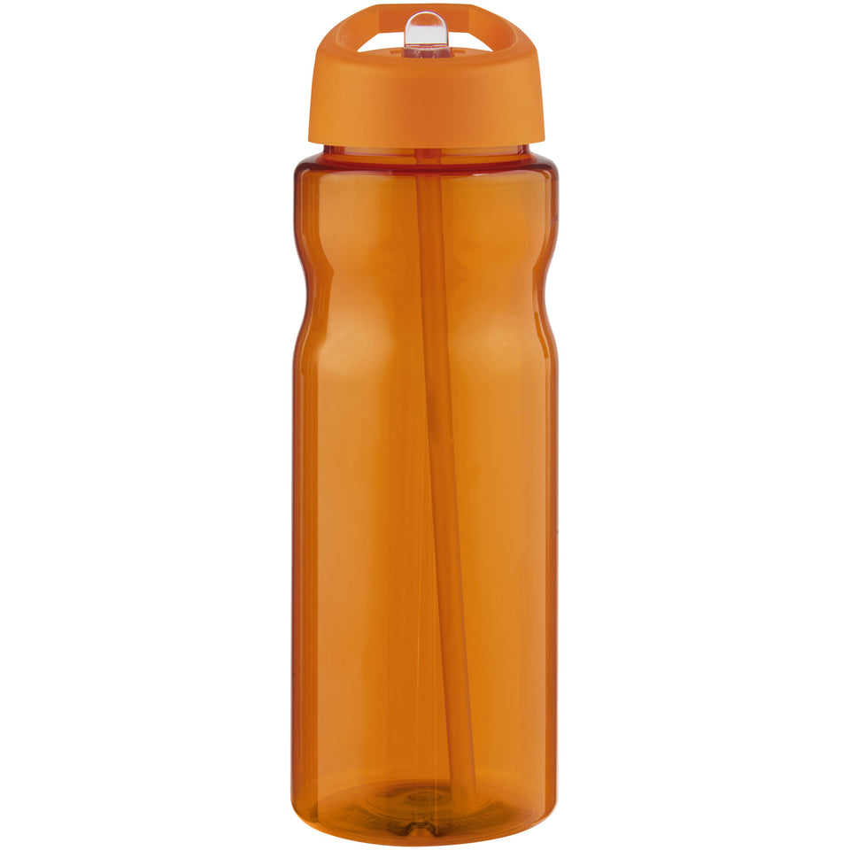 Borraccia sportiva H2O Active® Base da 650 ml con coperchio con beccuccio personalizzato con logo - Pubblienne
