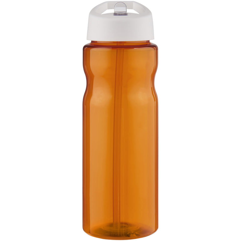 Borraccia sportiva H2O Active® Base da 650 ml con coperchio con beccuccio personalizzato con logo - Pubblienne