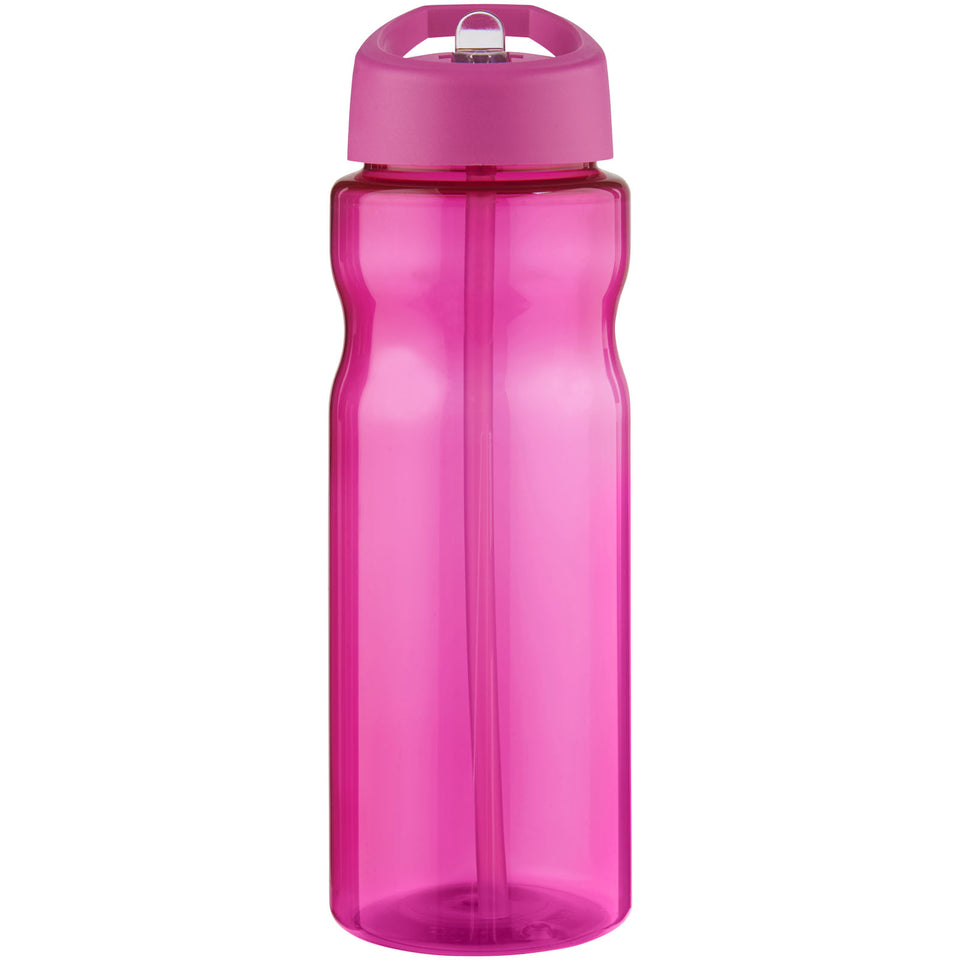 Borraccia sportiva H2O Active® Base da 650 ml con coperchio con beccuccio personalizzato con logo - Pubblienne