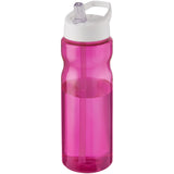 Borraccia sportiva H2O Active® Base da 650 ml con coperchio con beccuccio personalizzato con logo - Pubblienne