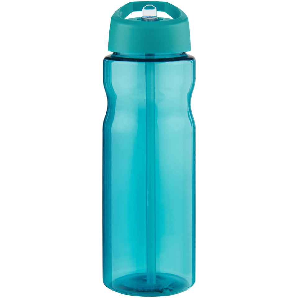 Borraccia sportiva H2O Active® Base da 650 ml con coperchio con beccuccio personalizzato con logo - Pubblienne