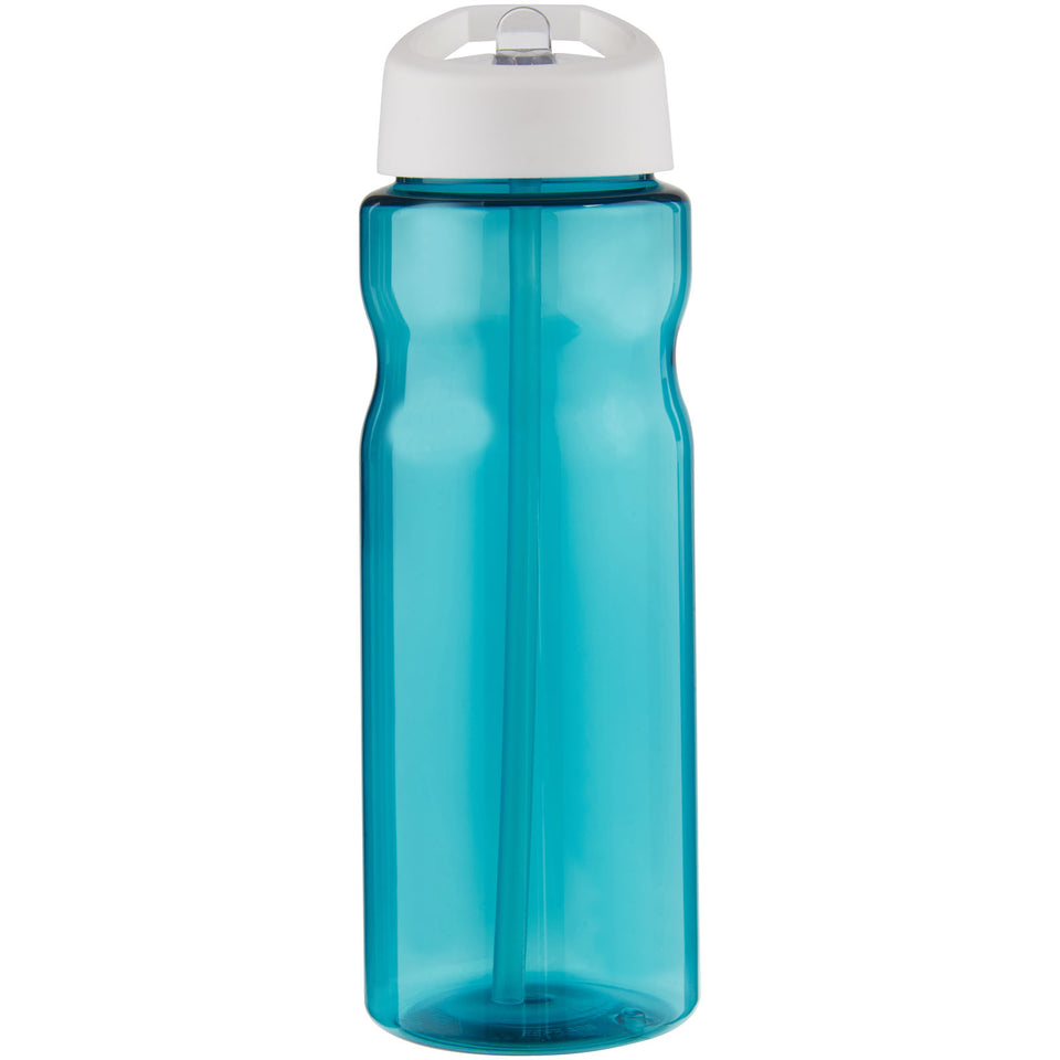 Borraccia sportiva H2O Active® Base da 650 ml con coperchio con beccuccio personalizzato con logo - Pubblienne
