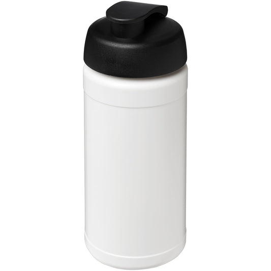 Borraccia sportiva Baseline® Plus da 500 ml con coperchio a scatto personalizzato con logo - Pubblienne