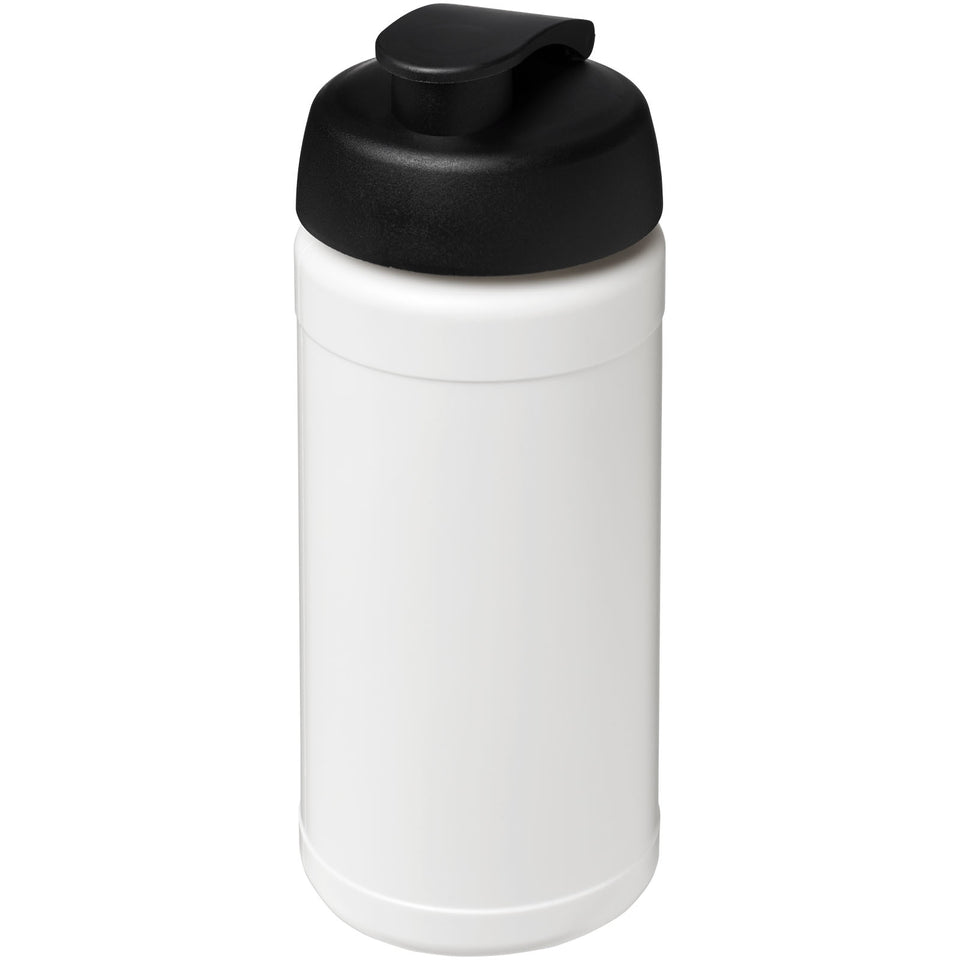 Borraccia sportiva Baseline® Plus da 500 ml con coperchio a scatto personalizzato con logo - Pubblienne