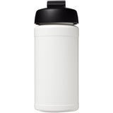 Borraccia sportiva Baseline® Plus da 500 ml con coperchio a scatto personalizzato con logo - Pubblienne