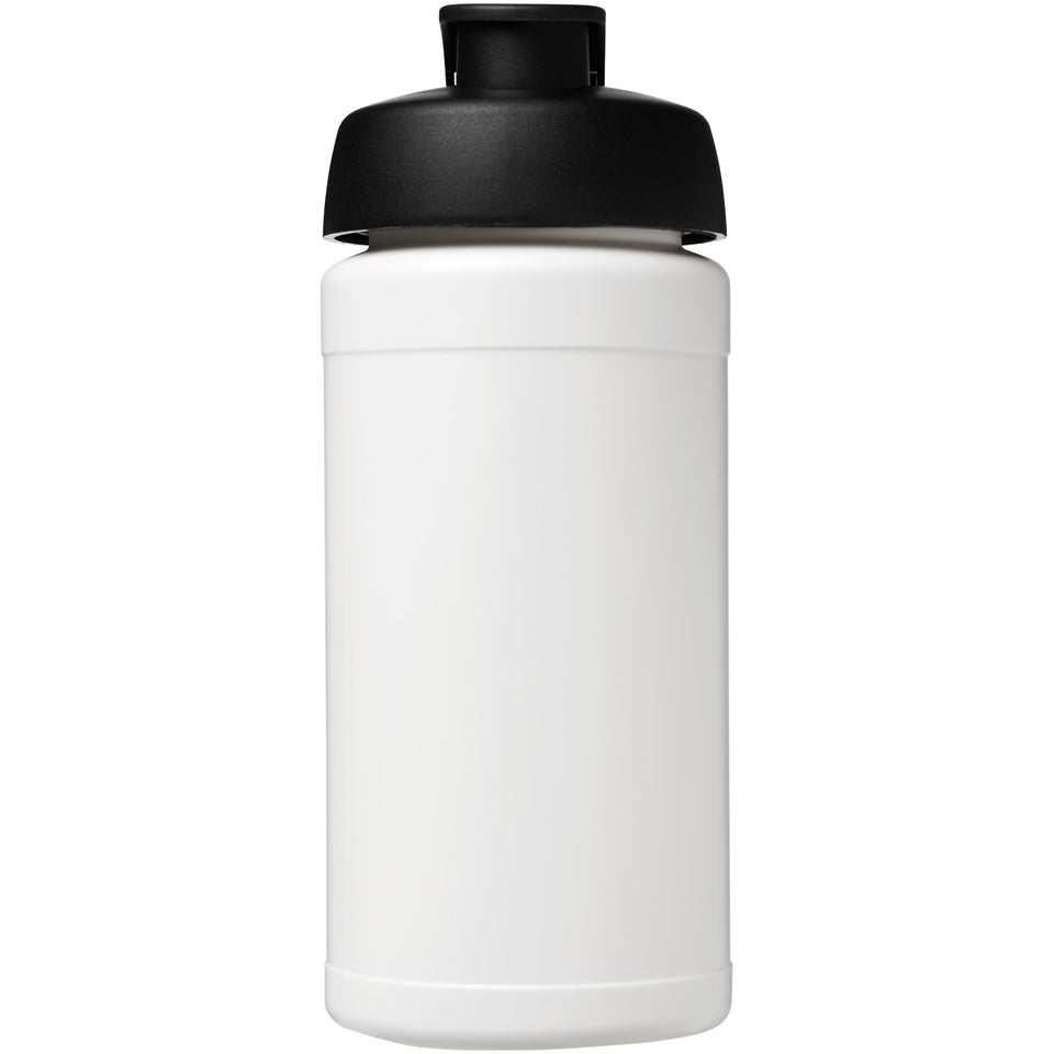 Borraccia sportiva Baseline® Plus da 500 ml con coperchio a scatto personalizzato con logo - Pubblienne