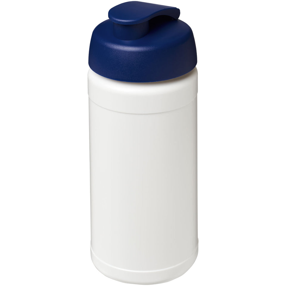 Borraccia sportiva Baseline® Plus da 500 ml con coperchio a scatto personalizzato con logo - Pubblienne
