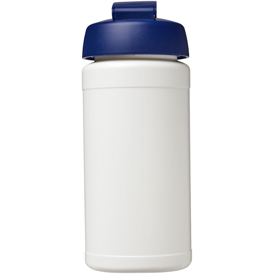 Borraccia sportiva Baseline® Plus da 500 ml con coperchio a scatto personalizzato con logo - Pubblienne