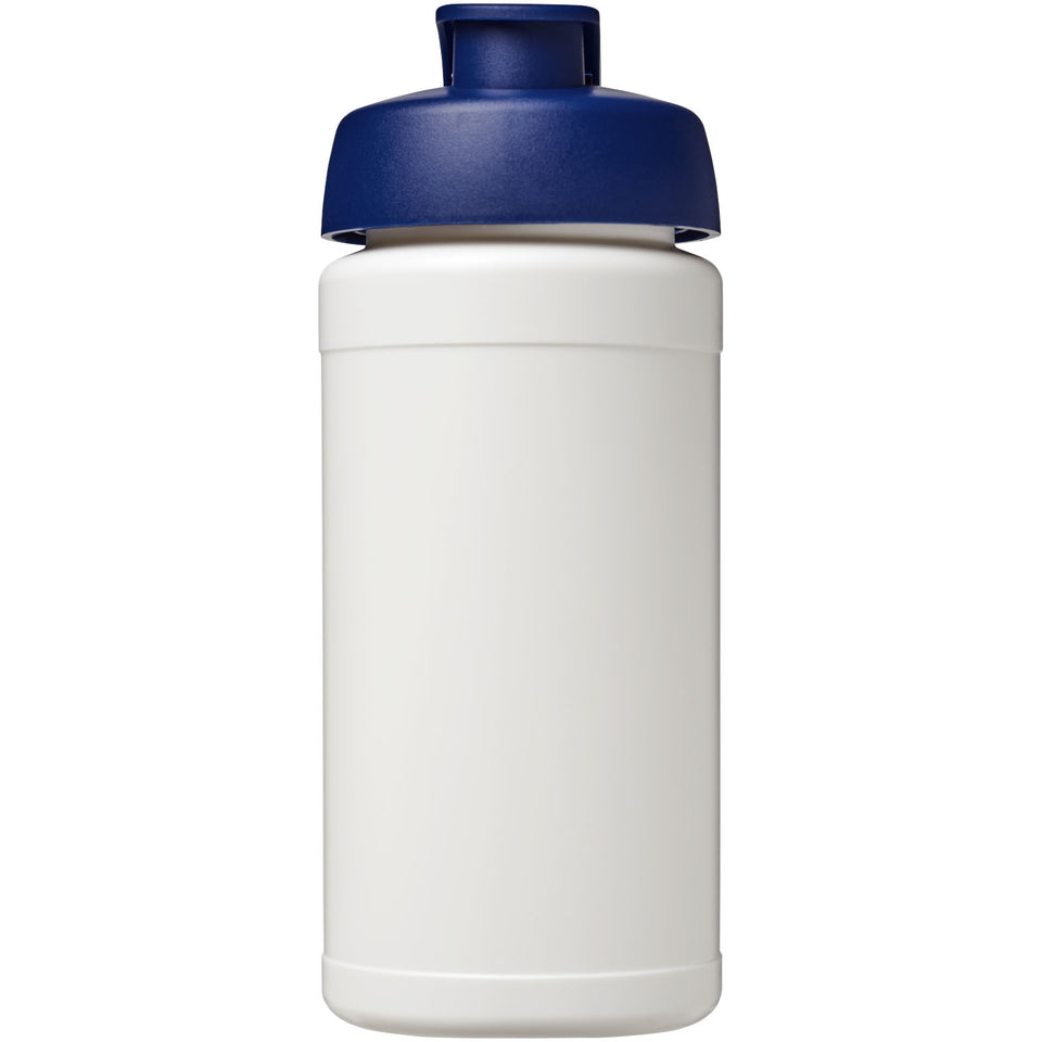 Borraccia sportiva Baseline® Plus da 500 ml con coperchio a scatto personalizzato con logo - Pubblienne