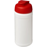 Borraccia sportiva Baseline® Plus da 500 ml con coperchio a scatto personalizzato con logo - Pubblienne