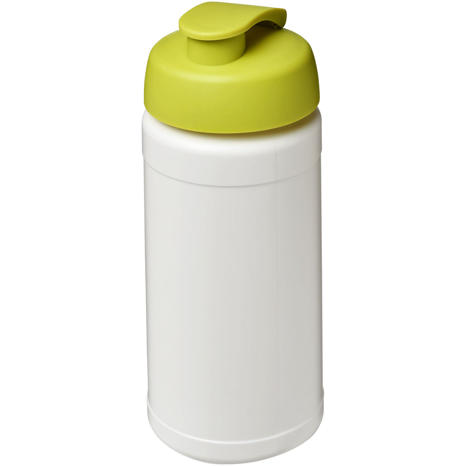 Borraccia sportiva Baseline® Plus da 500 ml con coperchio a scatto personalizzato con logo - Pubblienne
