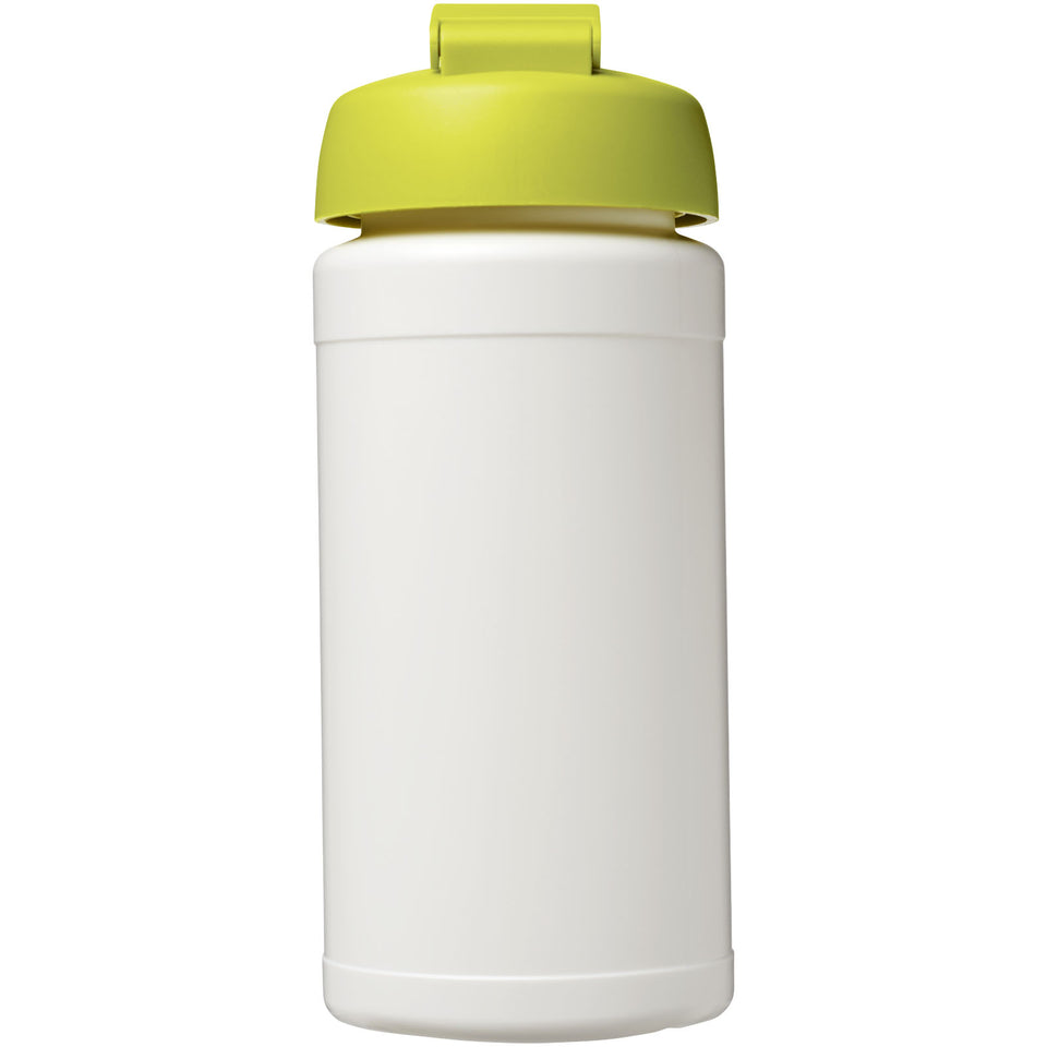 Borraccia sportiva Baseline® Plus da 500 ml con coperchio a scatto personalizzato con logo - Pubblienne