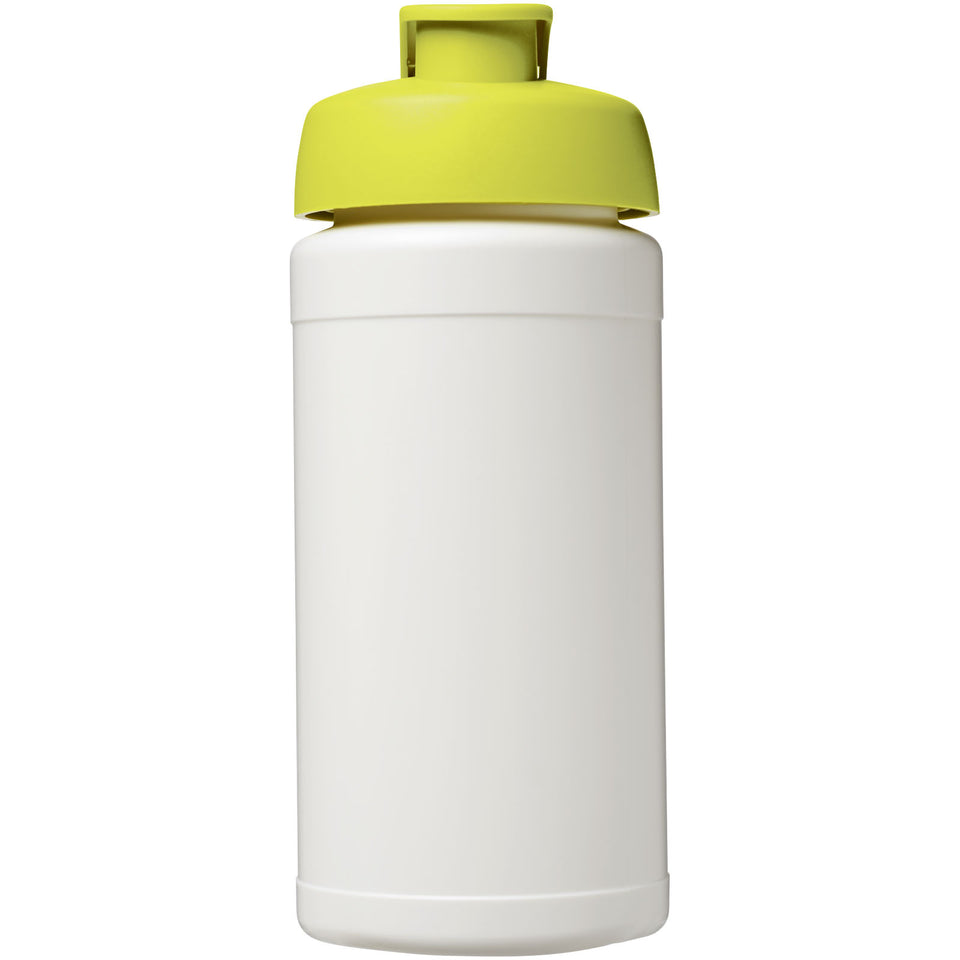Borraccia sportiva Baseline® Plus da 500 ml con coperchio a scatto personalizzato con logo - Pubblienne