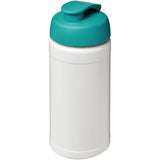 Borraccia sportiva Baseline® Plus da 500 ml con coperchio a scatto personalizzato con logo - Pubblienne