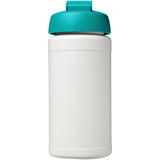 Borraccia sportiva Baseline® Plus da 500 ml con coperchio a scatto personalizzato con logo - Pubblienne