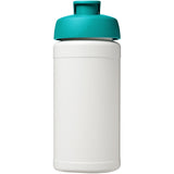 Borraccia sportiva Baseline® Plus da 500 ml con coperchio a scatto personalizzato con logo - Pubblienne