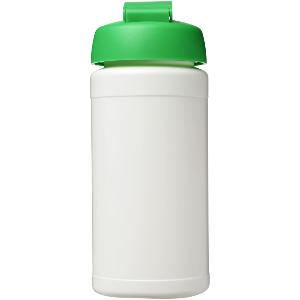 Borraccia sportiva Baseline® Plus da 500 ml con coperchio a scatto personalizzato con logo - Pubblienne