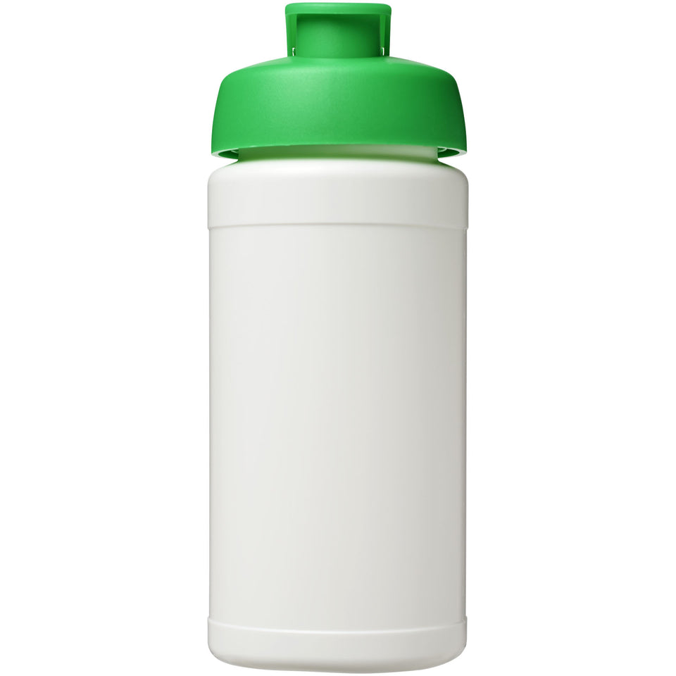 Borraccia sportiva Baseline® Plus da 500 ml con coperchio a scatto personalizzato con logo - Pubblienne