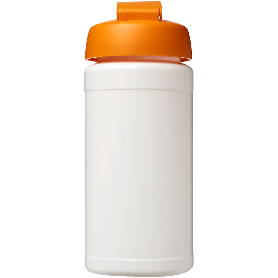 Borraccia sportiva Baseline® Plus da 500 ml con coperchio a scatto personalizzato con logo - Pubblienne