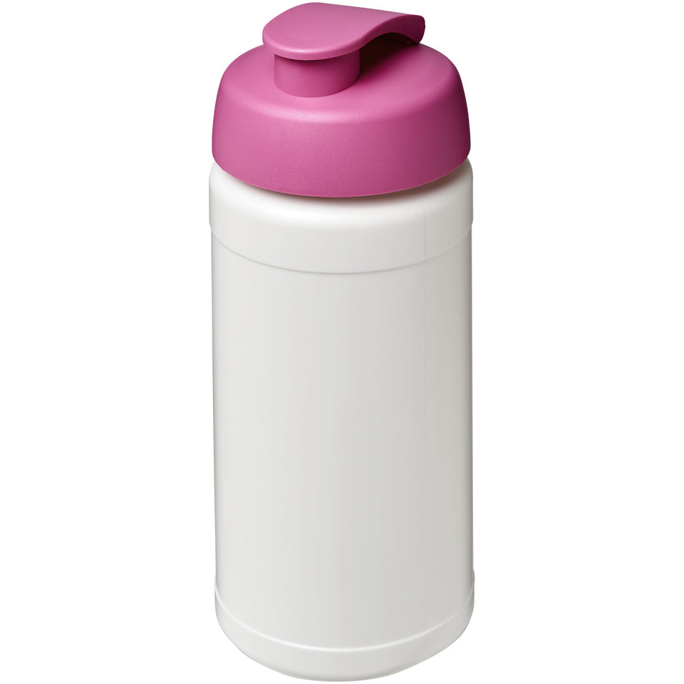 Borraccia sportiva Baseline® Plus da 500 ml con coperchio a scatto personalizzato con logo - Pubblienne