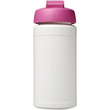 Borraccia sportiva Baseline® Plus da 500 ml con coperchio a scatto personalizzato con logo - Pubblienne