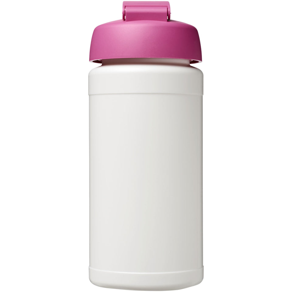 Borraccia sportiva Baseline® Plus da 500 ml con coperchio a scatto personalizzato con logo - Pubblienne