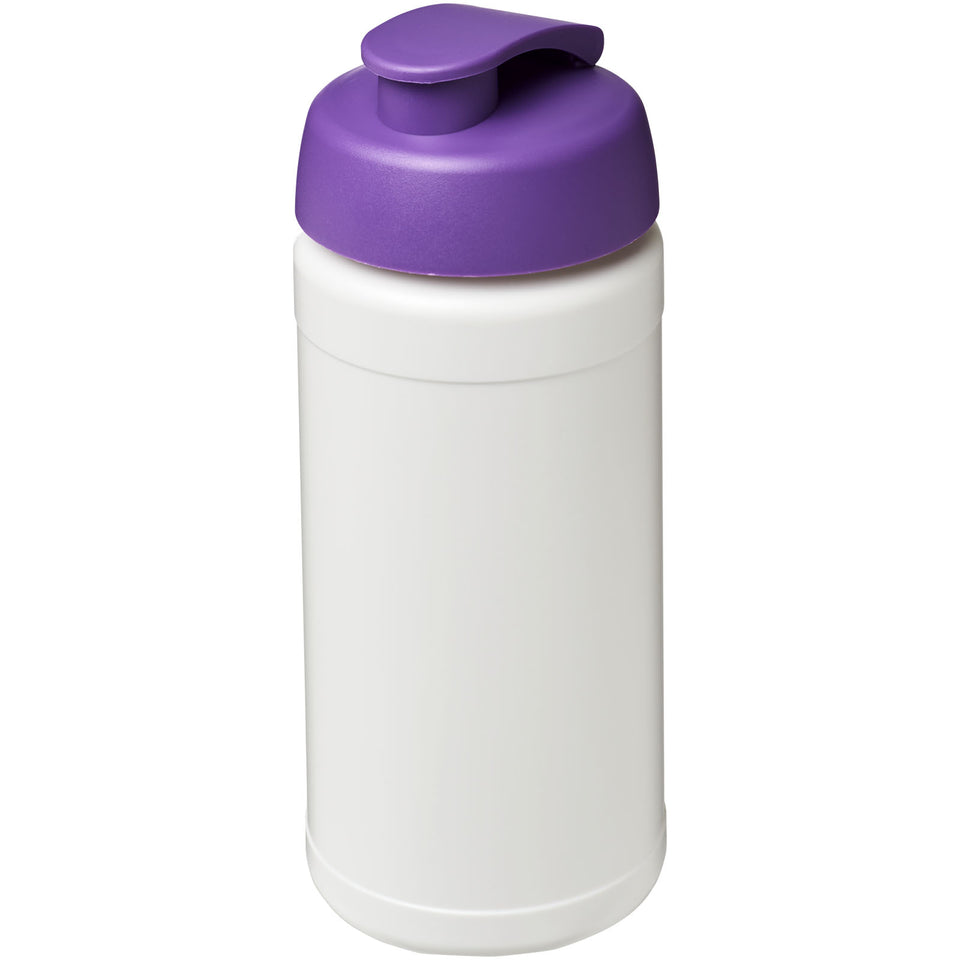 Borraccia sportiva Baseline® Plus da 500 ml con coperchio a scatto personalizzato con logo - Pubblienne
