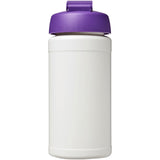 Borraccia sportiva Baseline® Plus da 500 ml con coperchio a scatto personalizzato con logo - Pubblienne