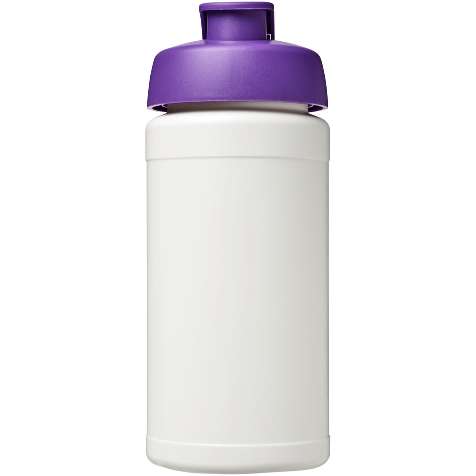 Borraccia sportiva Baseline® Plus da 500 ml con coperchio a scatto personalizzato con logo - Pubblienne
