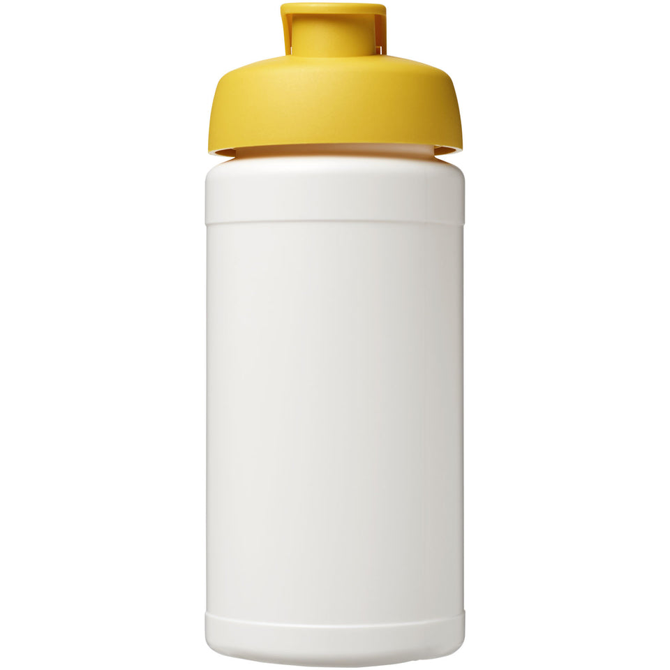 Borraccia sportiva Baseline® Plus da 500 ml con coperchio a scatto personalizzato con logo - Pubblienne