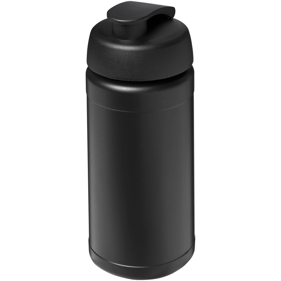 Borraccia sportiva Baseline® Plus da 500 ml con coperchio a scatto personalizzato con logo - Pubblienne