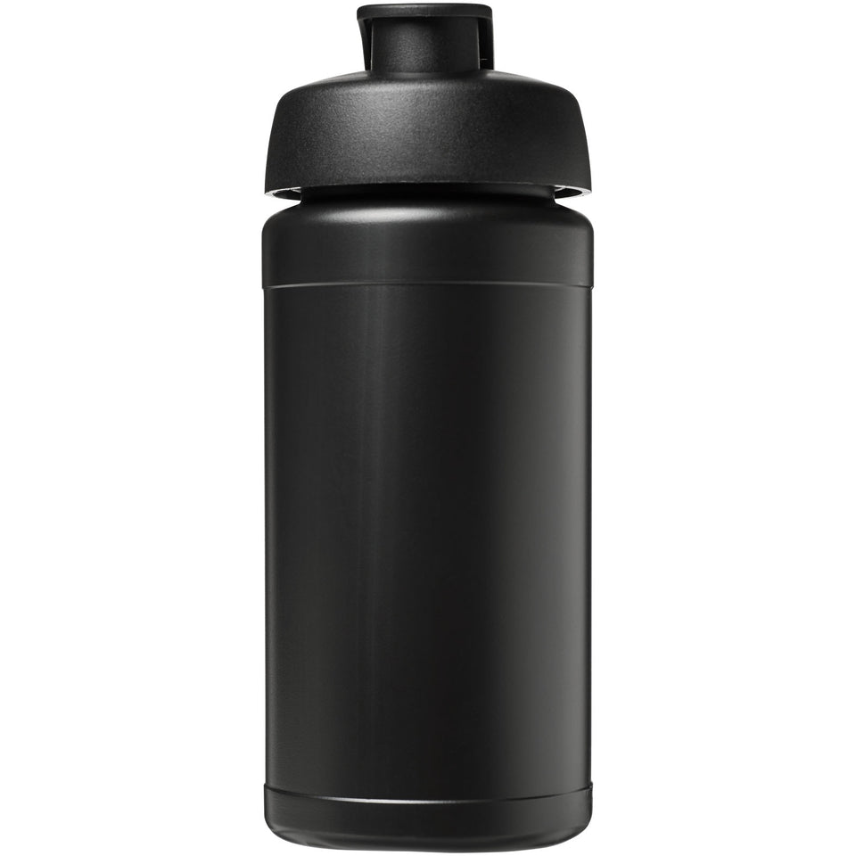 Borraccia sportiva Baseline® Plus da 500 ml con coperchio a scatto personalizzato con logo - Pubblienne