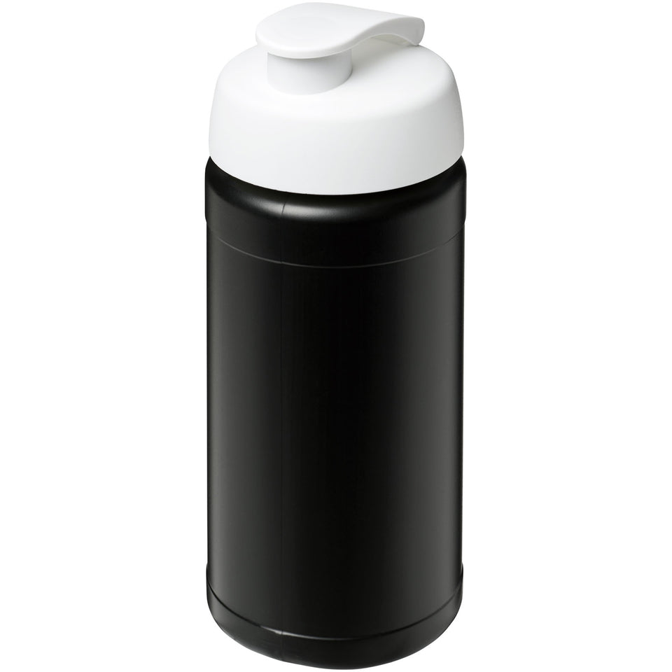 Borraccia sportiva Baseline® Plus da 500 ml con coperchio a scatto personalizzato con logo - Pubblienne