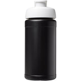 Borraccia sportiva Baseline® Plus da 500 ml con coperchio a scatto personalizzato con logo - Pubblienne