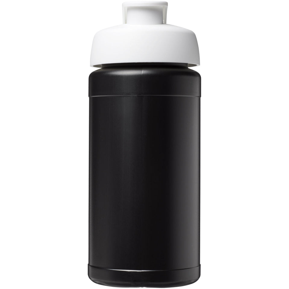 Borraccia sportiva Baseline® Plus da 500 ml con coperchio a scatto personalizzato con logo - Pubblienne