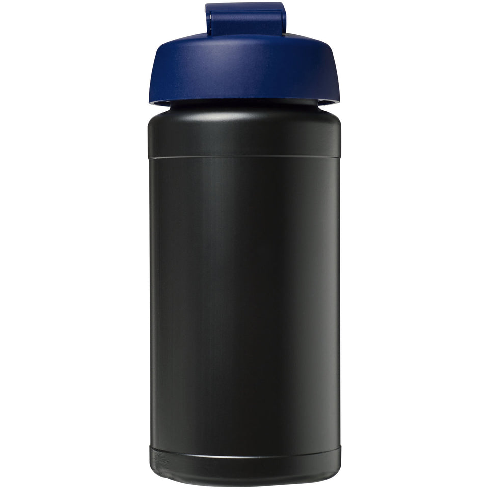 Borraccia sportiva Baseline® Plus da 500 ml con coperchio a scatto personalizzato con logo - Pubblienne