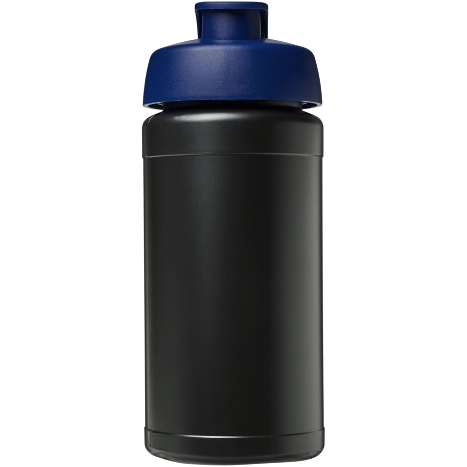 Borraccia sportiva Baseline® Plus da 500 ml con coperchio a scatto personalizzato con logo - Pubblienne
