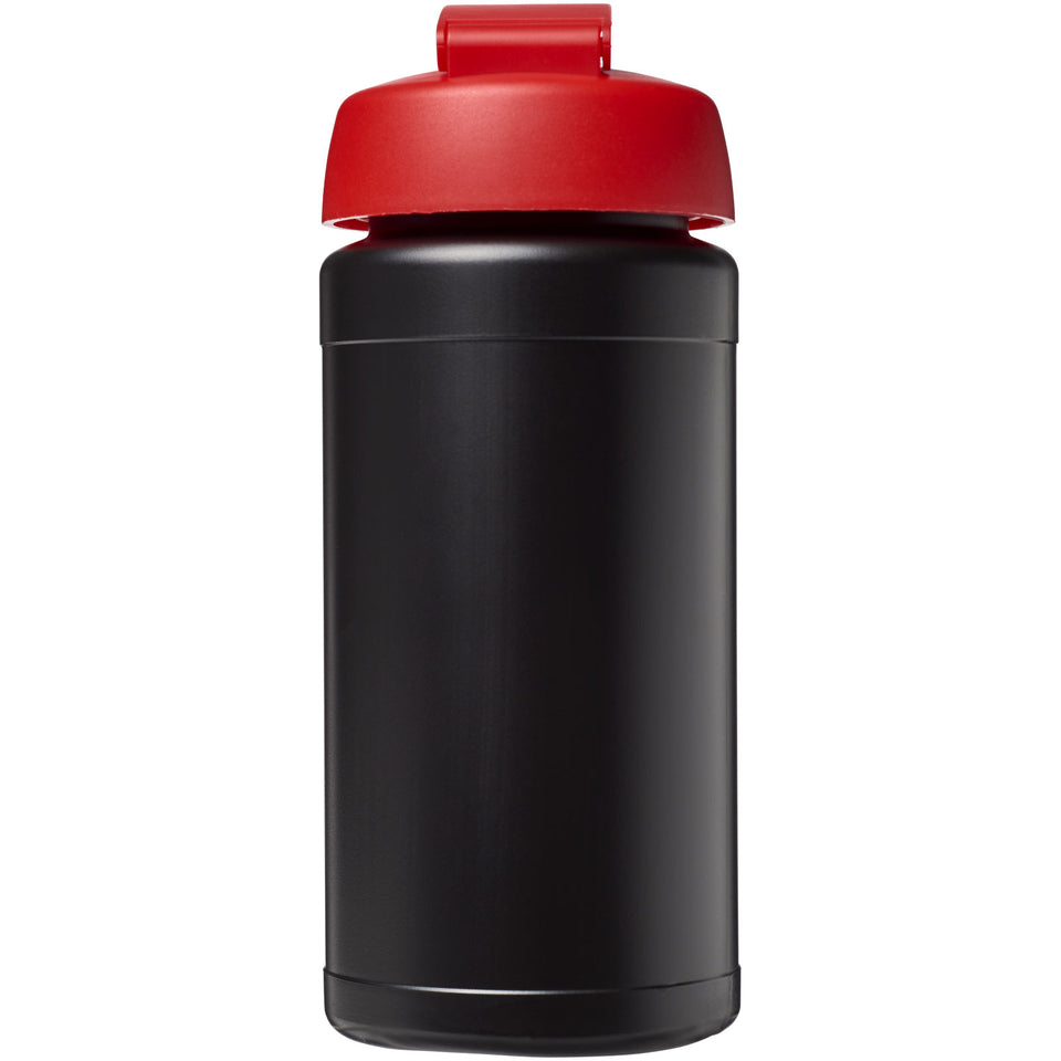 Borraccia sportiva Baseline® Plus da 500 ml con coperchio a scatto personalizzato con logo - Pubblienne