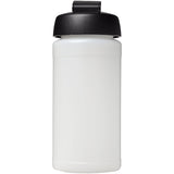 Borraccia sportiva Baseline® Plus da 500 ml con coperchio a scatto personalizzato con logo - Pubblienne