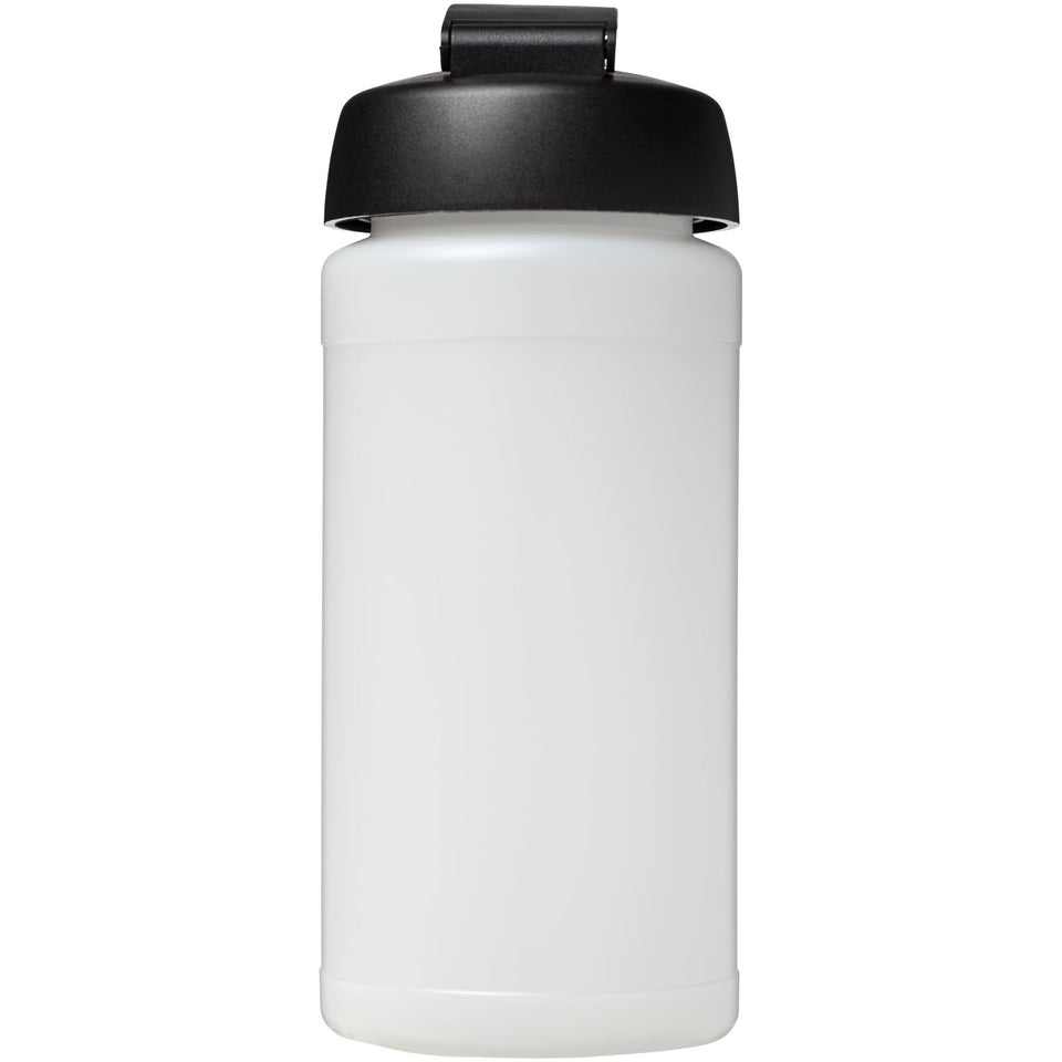 Borraccia sportiva Baseline® Plus da 500 ml con coperchio a scatto personalizzato con logo - Pubblienne