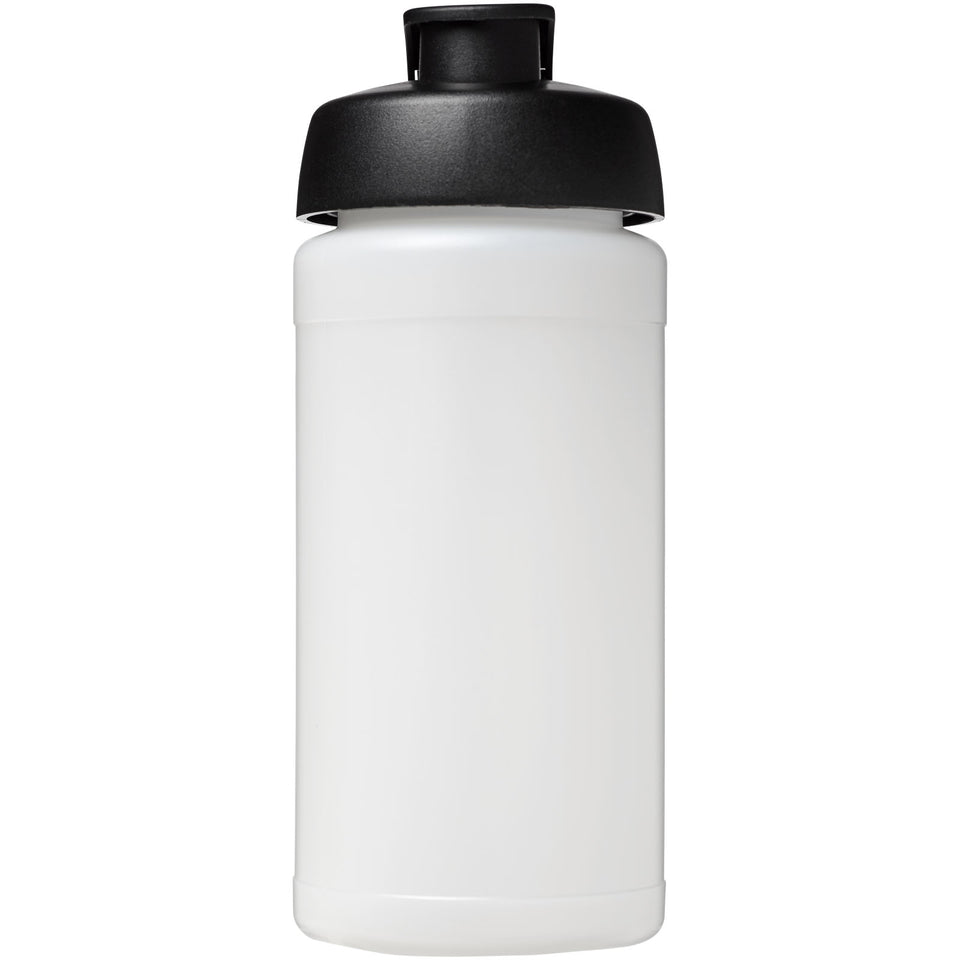 Borraccia sportiva Baseline® Plus da 500 ml con coperchio a scatto personalizzato con logo - Pubblienne