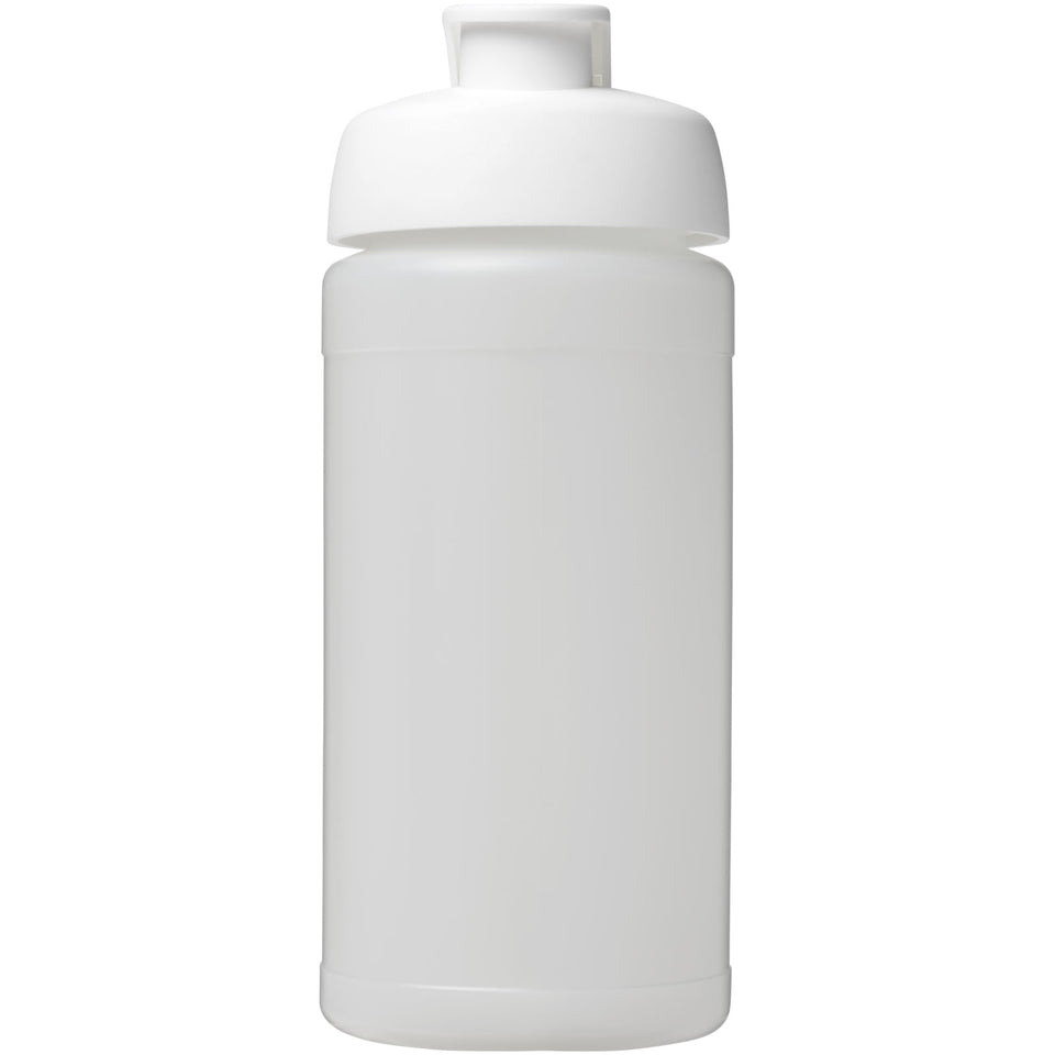 Borraccia sportiva Baseline® Plus da 500 ml con coperchio a scatto personalizzato con logo - Pubblienne