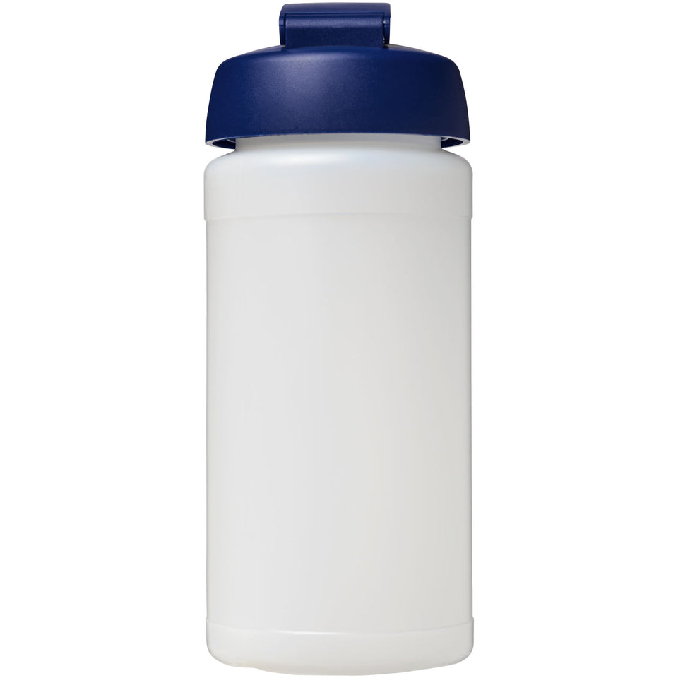 Borraccia sportiva Baseline® Plus da 500 ml con coperchio a scatto personalizzato con logo - Pubblienne