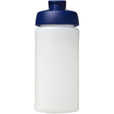 Borraccia sportiva Baseline® Plus da 500 ml con coperchio a scatto personalizzato con logo - Pubblienne